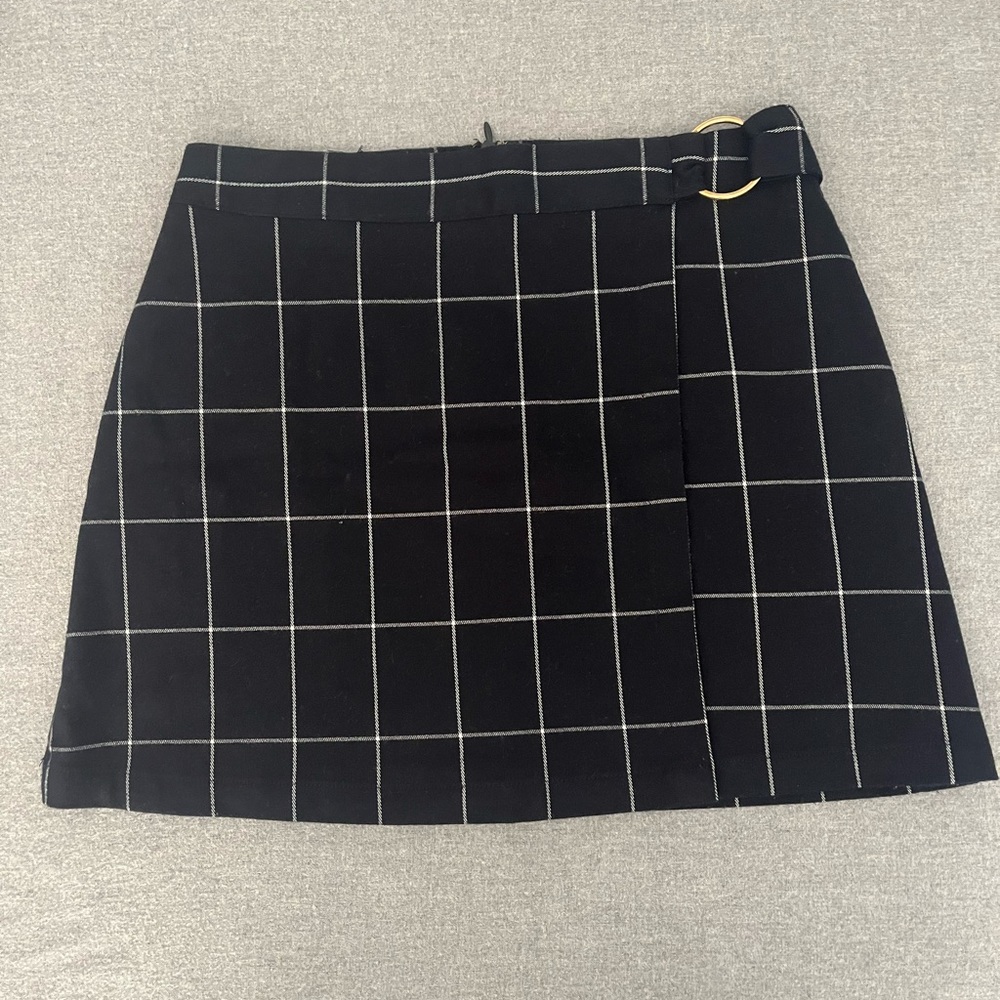 Forever21 checkered skirt